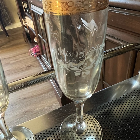 Champagne flutes glass - Picture 3 of 7